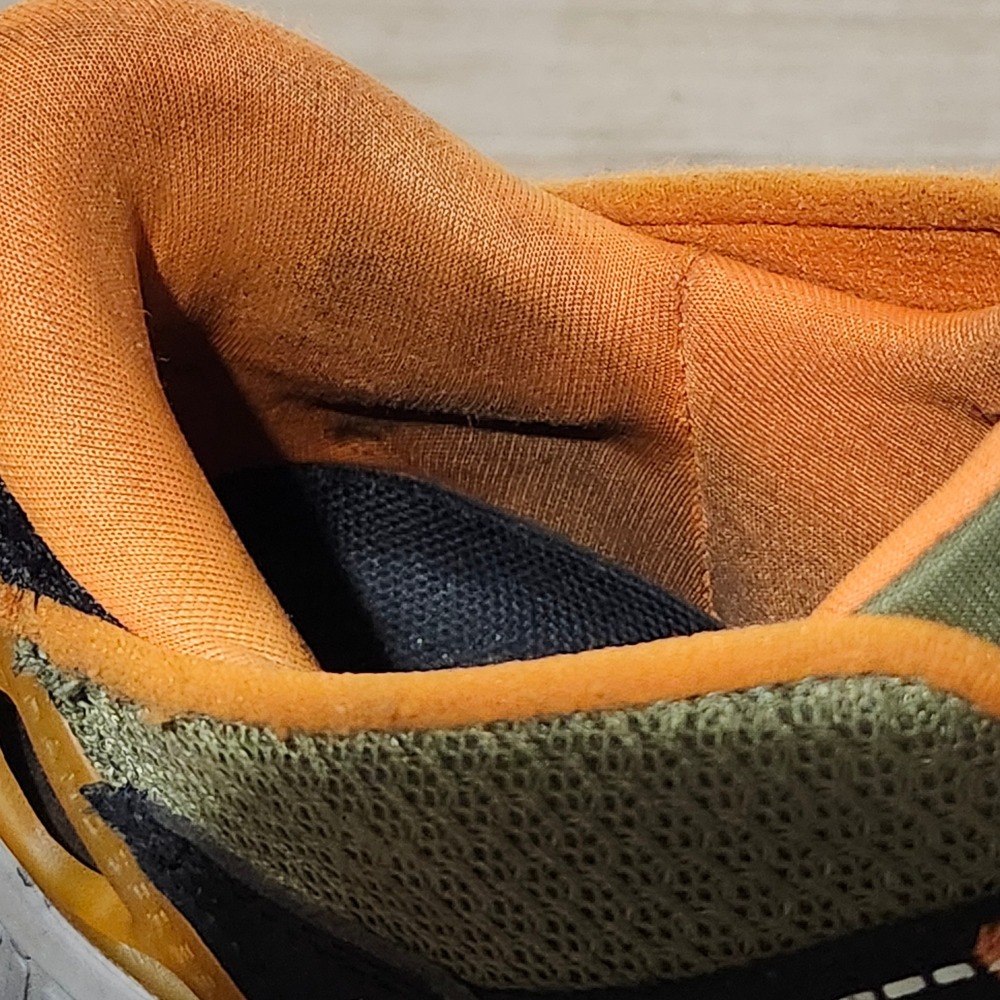Kizik Kids Athens Hands-Free Slip On Sneakers Olive Orange 1Y D4FC KTRUOG03 - Picture 11 of 12